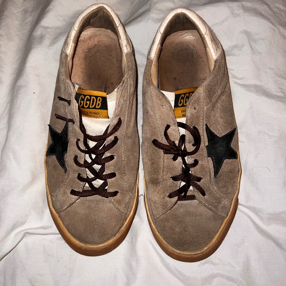Brown/Tan Golden Goose sneakers sz 9